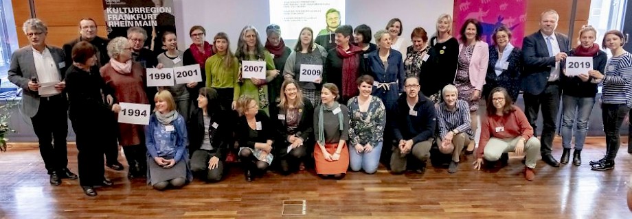 Programmers of „Starke Stücke“ during the opening ceremony 2019 at Stadthalle Eschborn, photo: Katrin Schander