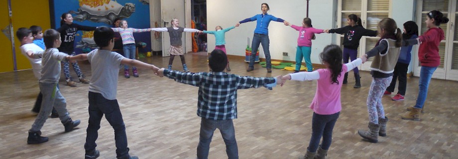 "Kultur macht stark"-Gruppe in Frankfurt-Nied, Foto: Thomas Peter