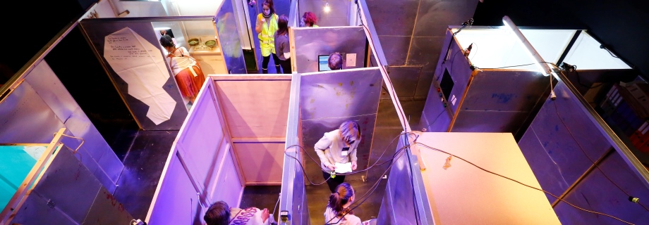 Das Space Maze Game – Das Planetenparty Prinzip & TaO! Theater am Ortweinplatz, Graz (AT), Foto: Clemens Nestroy