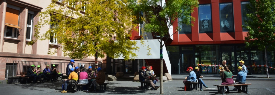 Schulausflug – Hain/Kapsner/Romanowski/Künstlerhaus Mousonturm, Frankfurt a. M./Gießen, Foto: Charlotte Bösling